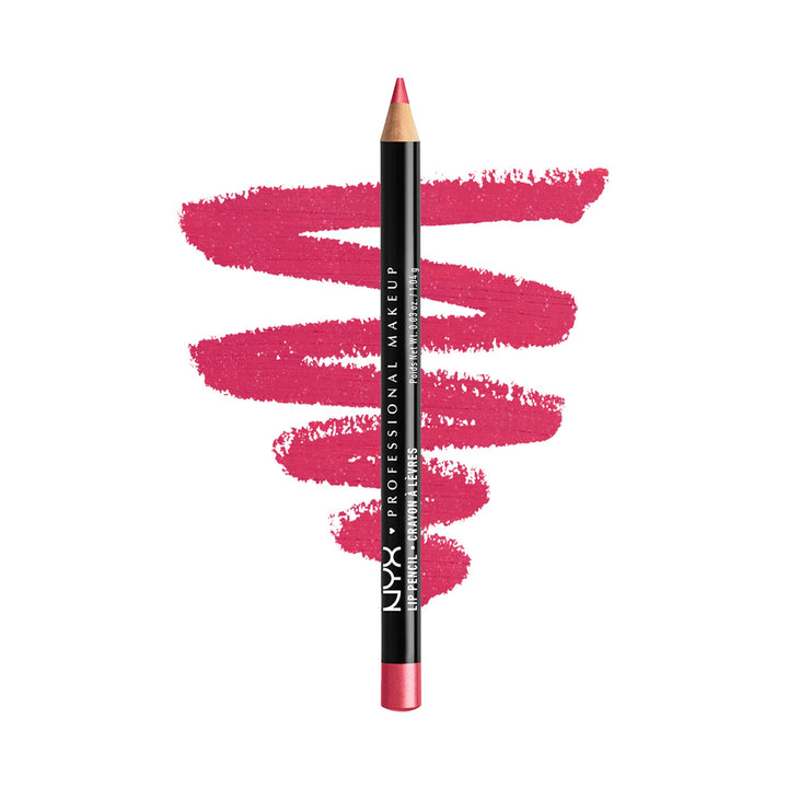 PROFESSIONAL MAKEUP Slim Lip Pencil, Long-Lasting Creamy Lip Liner - Edge Pink