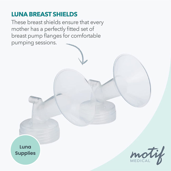 , Luna Breast Shields Flanges, Replacement Parts for Luna Breast Pump