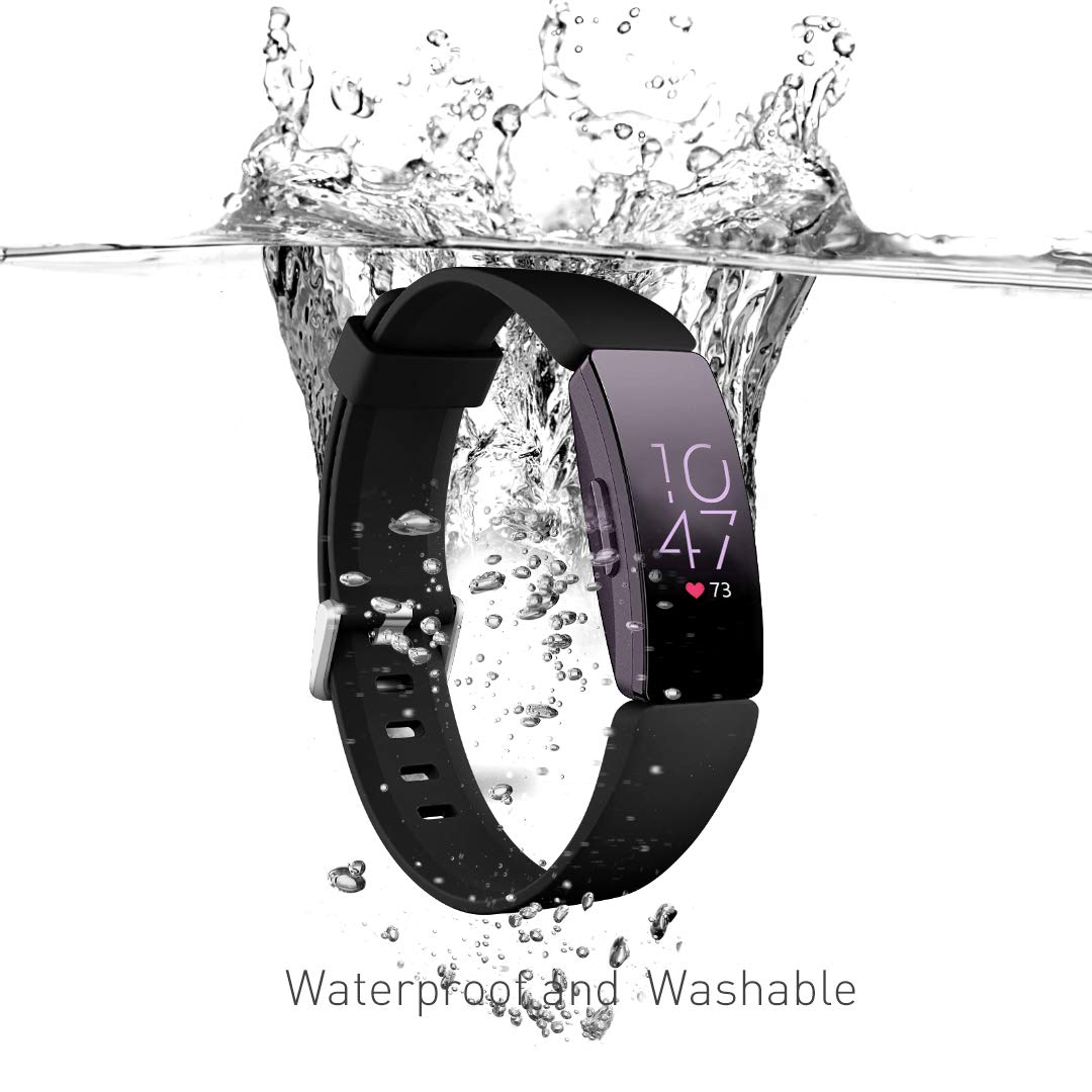 Compatible for Fitbit Inspire 2 Bands for Men Women and Fitbit Inspire HR Bands Black Large