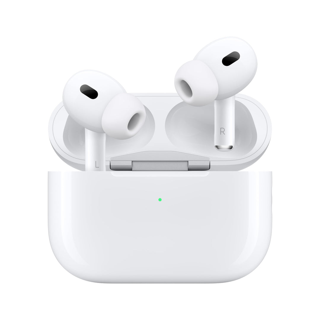 AirPods Pro 2 Wireless Earbuds, Active Noise Cancellation, Hearing Aid Feature, Bluetooth Headphones, Transparency, Personalized Spatial Audio, High-Fidelity Sound, H2 Chip, USB-C Charging