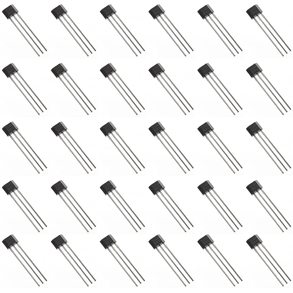 30pcs A3144 3144 Hall Effect Sensor for High-Temperature Operation,3Pins.