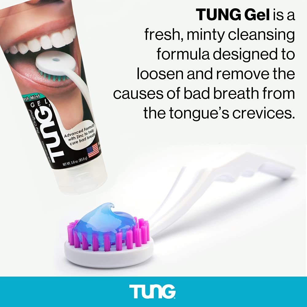 TUNG Gel Brush and Gel Tongue Cleaner Partner Pack
