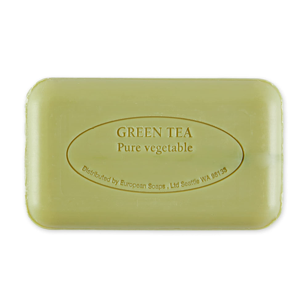Artisanal French Soap Bar Enriched with Shea Butter, Green Tea, 150 Gram