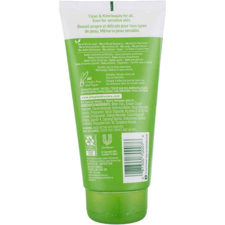 Simple Moisturising Facial Wash - 5 Fl Oz