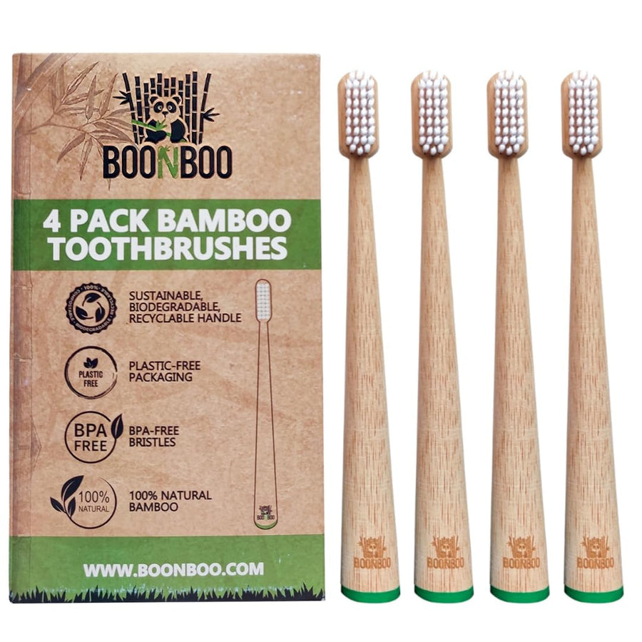 Boonboo Toothbrush | Bamboo Toothbrush | Sustainable & Biodegradable | Environmentally Friendly