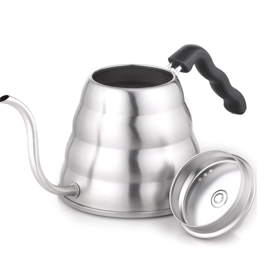 V60 Buono Gooseneck Drip Kettle, 1200ml, Silver