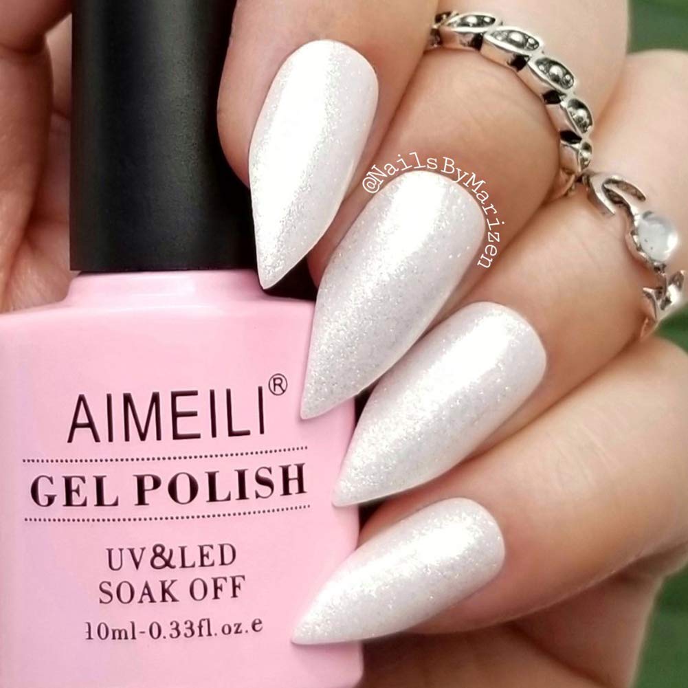Soak Off UV LED Gel Nail Polish - Dancing Little Snow (096) 10ml