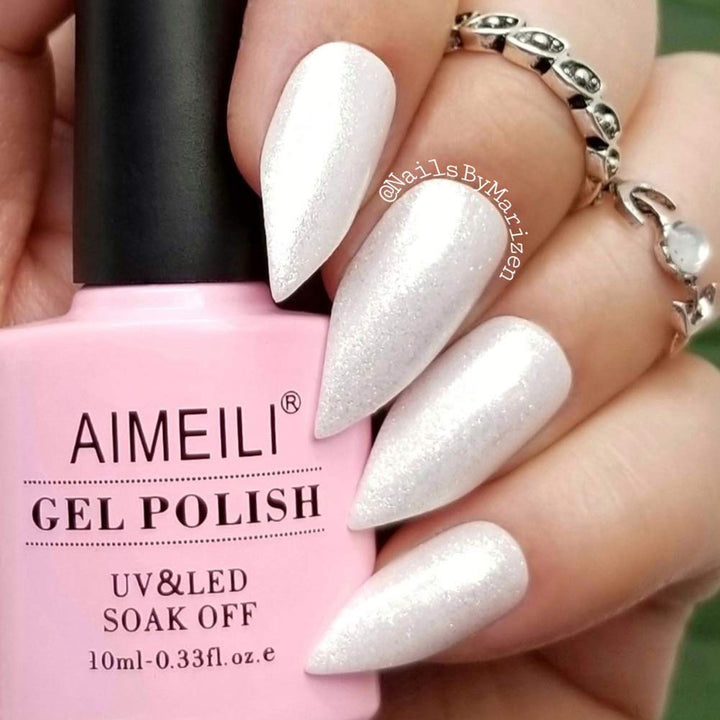 Soak Off UV LED Gel Nail Polish - Dancing Little Snow (096) 10ml