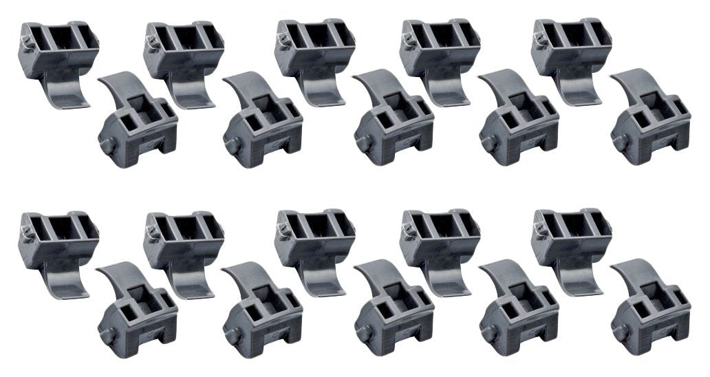 38C315B3 otion 86 Degree Angle Restriction Hinge Clip, Nylon (Pack of 20)