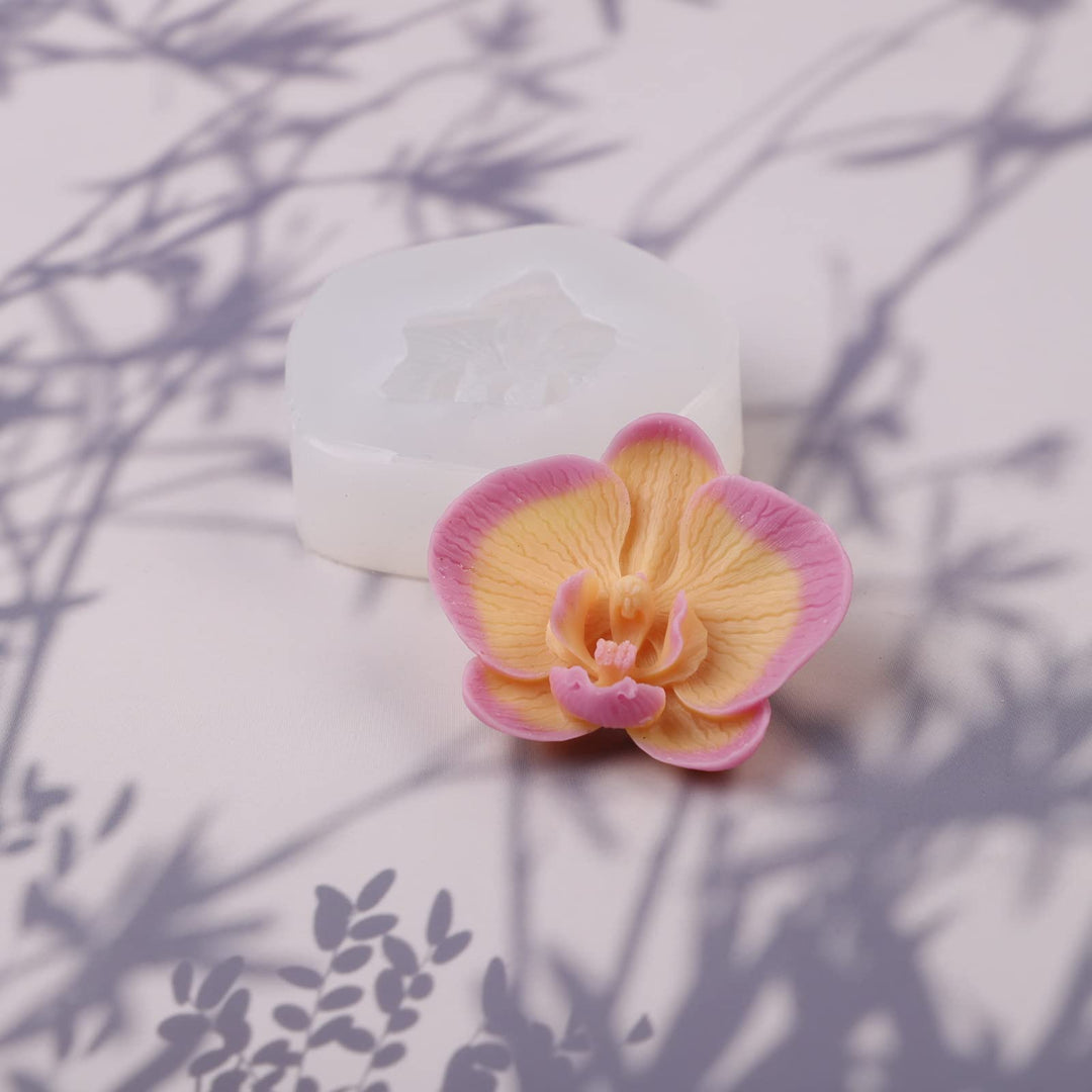 Phalaenopsis Scented Candle Silicone Mold Flower Resin Mold Flower Candle Mold Phalaenopsis Silicone Mold for Resin Decoration Mold