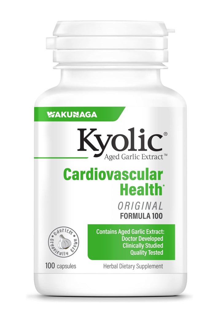 Aged Garlic Extract Formula 100, Original Cardiovascular, 100 Capsules (Packaging May Vary)