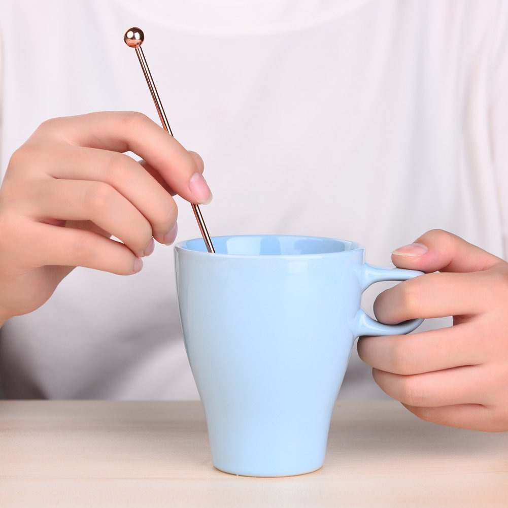 Stainless Steel Coffee Beverage Stirrers Stir Cocktail Drink Swizzle Stick,Coffee Stir Stick Set Of 6
