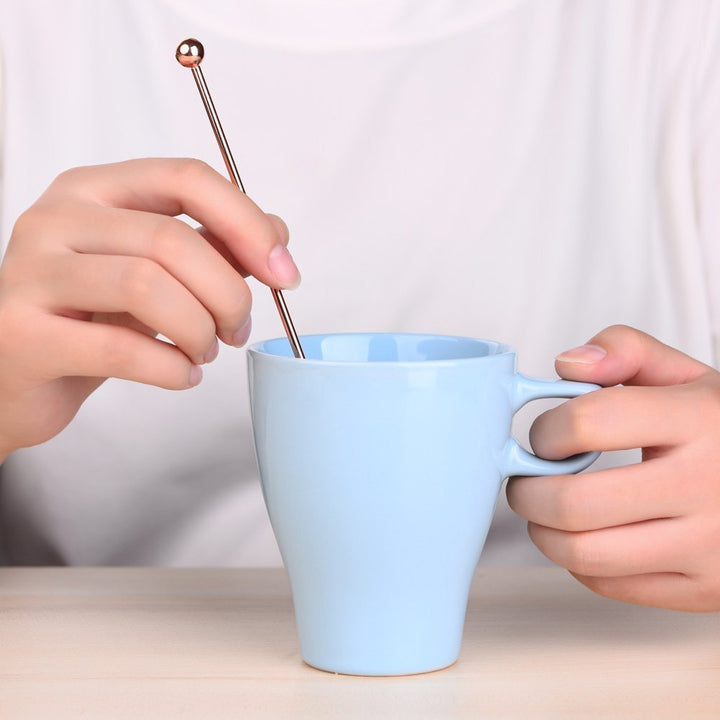 Stainless Steel Coffee Beverage Stirrers Stir Cocktail Drink Swizzle Stick,Coffee Stir Stick Set Of 6