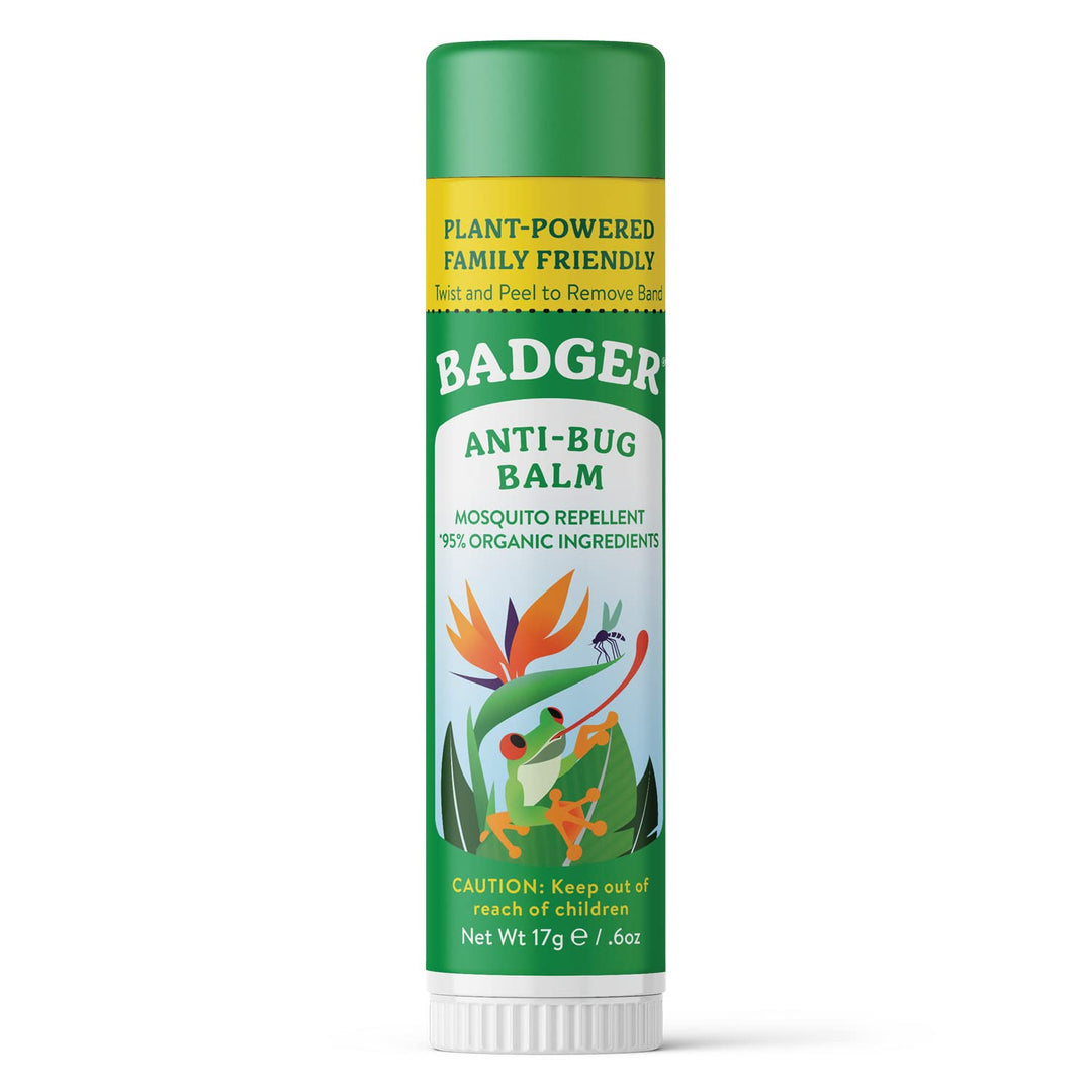 Bug Repellent Stick, Organic Deet Free Mosquito Repellent with Citronella & Lemongrass, Easy to Use Travel Size, Natural Insect Repellent for Kids and Adults, 0.6 oz