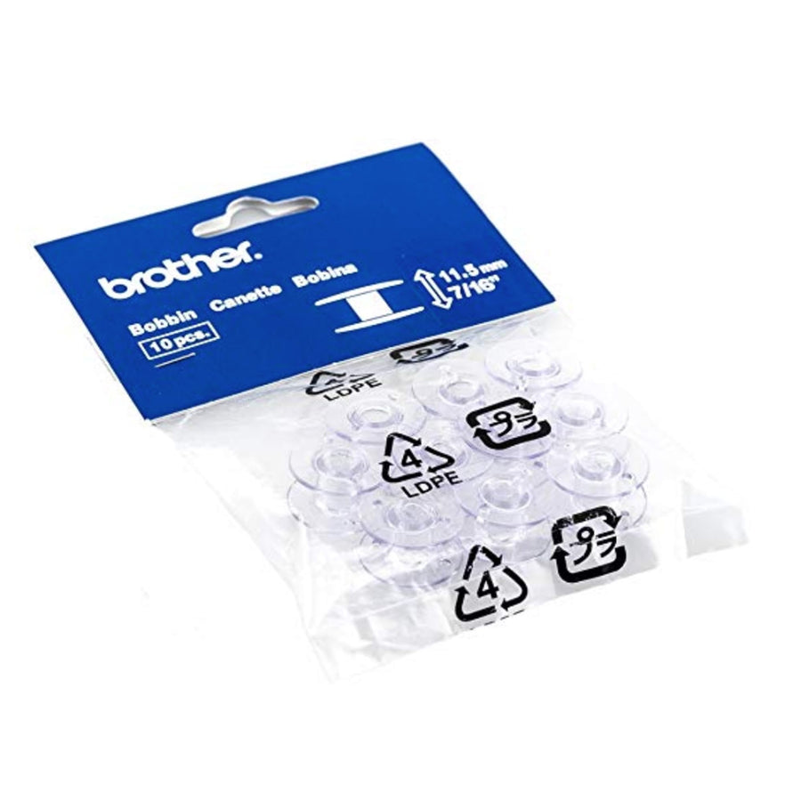 Sewing and Embroidery Bobbins 10-Pack, SA156,Clear