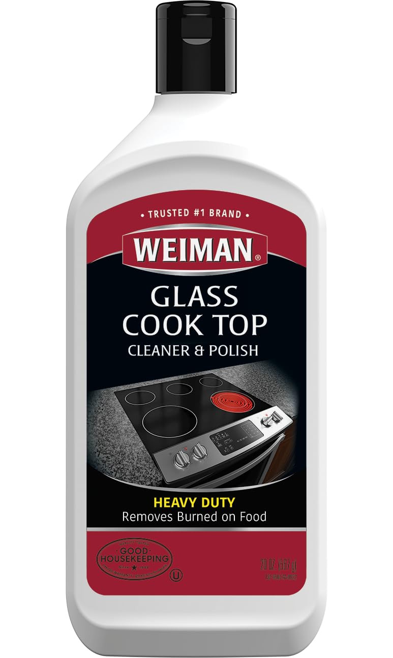 Ceramic and Glass Cooktop Cleaner and Polish - 20 Ounce - Shines and Protects Glass and Ceramic Smooth Top Ranges with its Gentle Formula