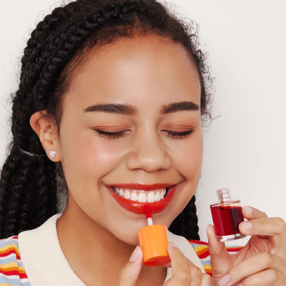HOUSE Dear Darling Water Tint Orange Ade | Bright Vivid Color Lip Tint with Moisturizing Pomegranate & Grapefruit Extract to Hydrate your Lips