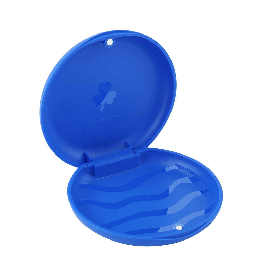 Retainer Cases,Solid Orthodontic Retainer Case (Blue)