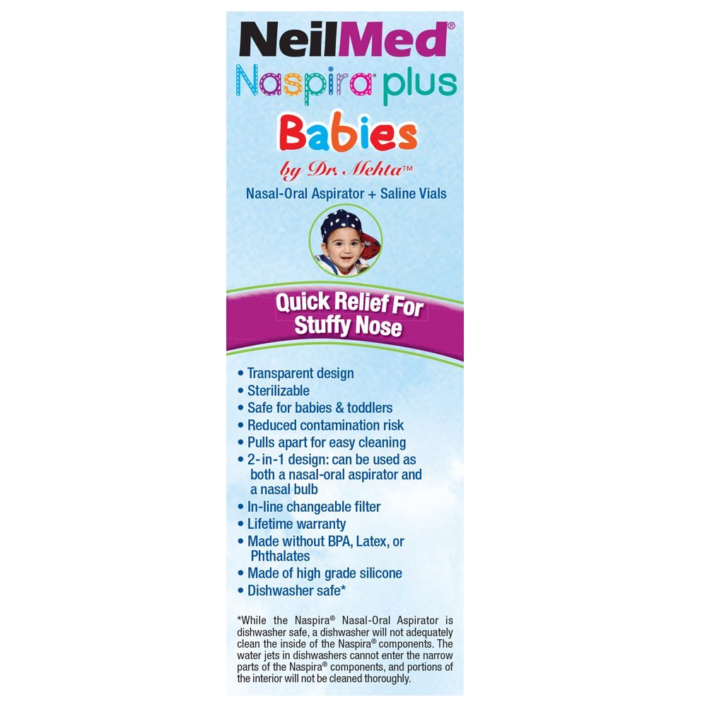 Naspira Plus Nasal Oral Aspirator, 1 Count