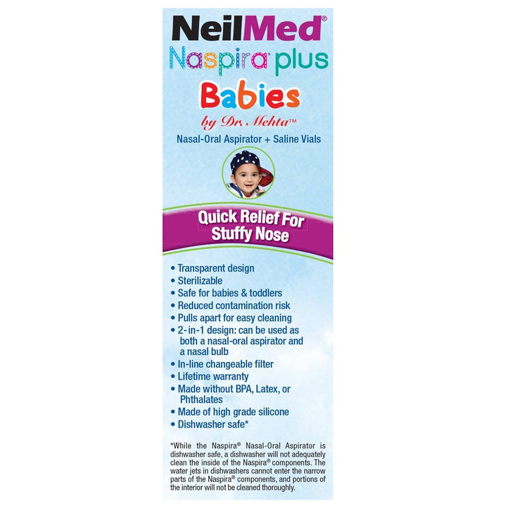 Naspira Plus Nasal Oral Aspirator, 1 Count