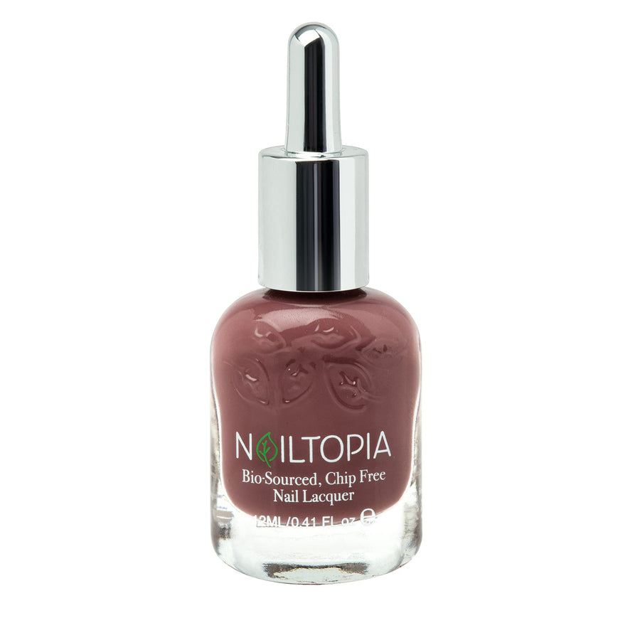 - Plant-Based Chip Free Nail Lacquer - Non Toxic, Bio-Sourced, Long-Lasting, Strengthening Polish - Not Today (Mauve) - 0.41oz