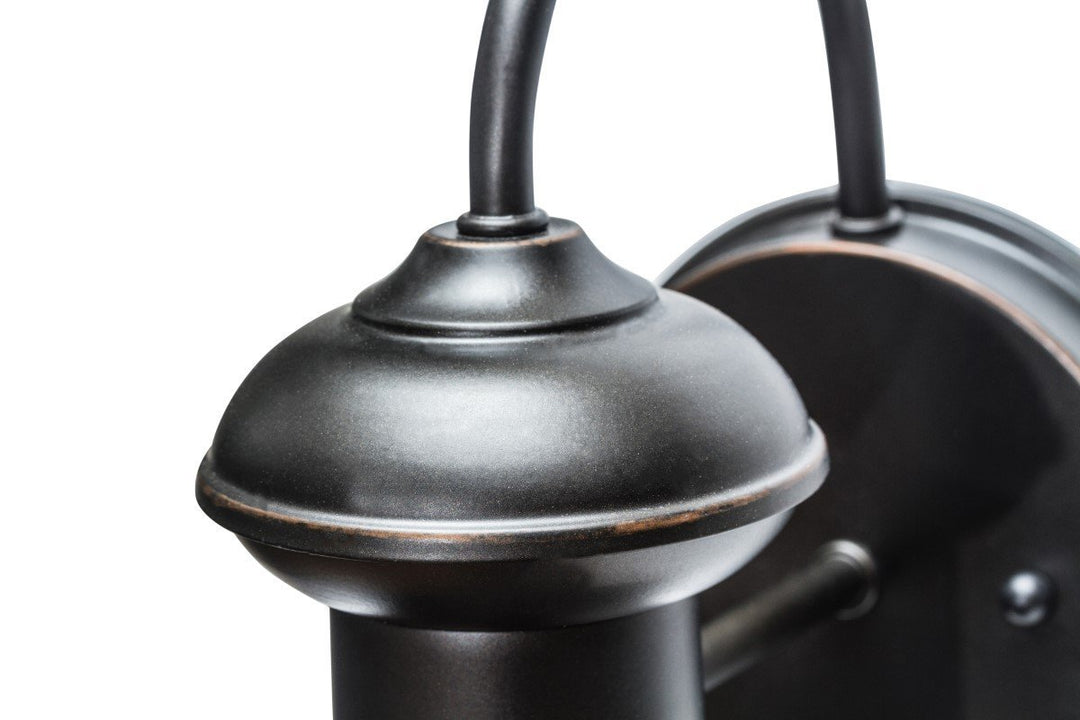 40190 1-Light Indoor/Outdoor Wall Sconce, Oil Rubbed Bronze, Wall Lighting, Wall Lamp Dimmable, Kitchen Sconces Wall Lighting, Porch Light, Patio Décor, Bulb Not Included
