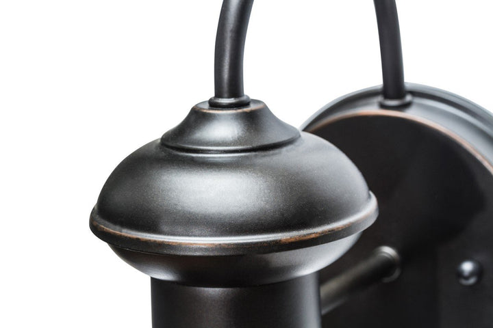 40190 1-Light Indoor/Outdoor Wall Sconce, Oil Rubbed Bronze, Wall Lighting, Wall Lamp Dimmable, Kitchen Sconces Wall Lighting, Porch Light, Patio Décor, Bulb Not Included