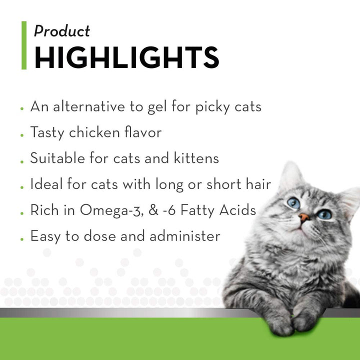 Tomlyn Laxatone Chicken-Flavor Hairball Remedy Chews for Cats and Kittens, 60ct