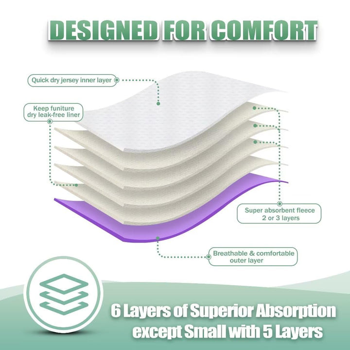 Wegreeco Washable Reusable Premium Dog Diapers, Extra Large, Bright Color, for Female Dog, Pack of 3,Small Dog Puppy & Doggy Diapers Female,Dog Period Panties Diapers Female in Heat