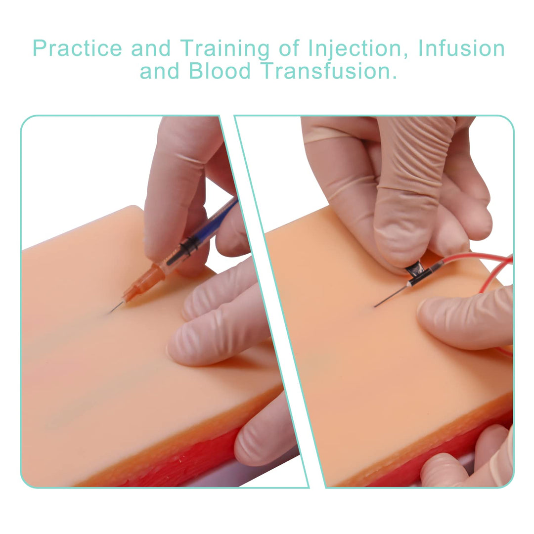 Venipuncture Practice kit Phlebotomy IV Insertion, Blood Draw, Injection, Venipuncture Techniques for Students to Practice Perfect IV,Medical Educational Teaching Model Not Included Practice Needles