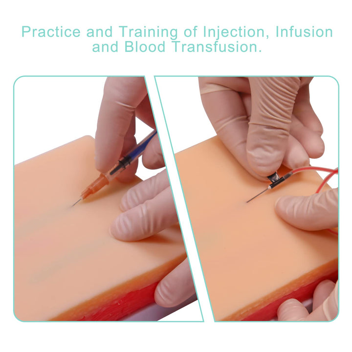 Venipuncture Practice kit Phlebotomy IV Insertion, Blood Draw, Injection, Venipuncture Techniques for Students to Practice Perfect IV,Medical Educational Teaching Model Not Included Practice Needles