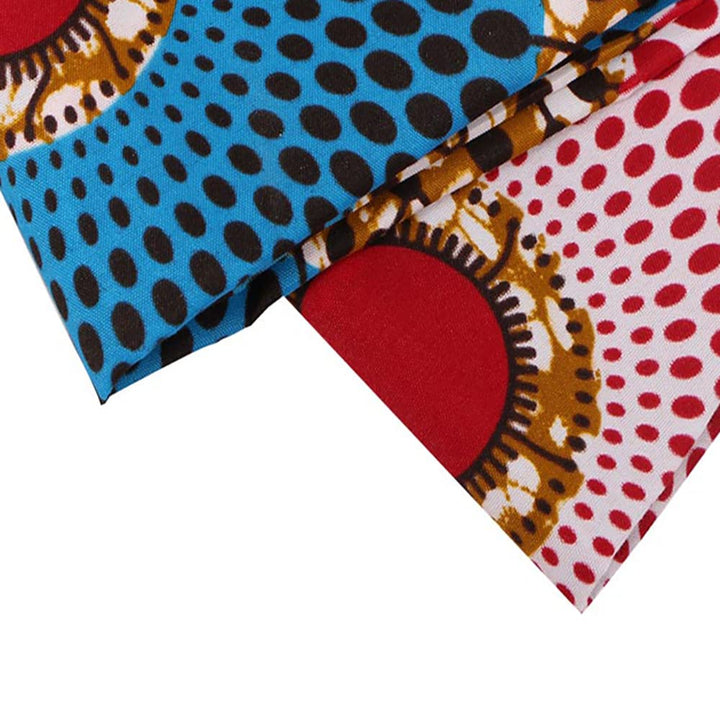 Ankara African Polyester Wax Prints Fabric 6 Yard African Fabric for Party Dress PL537 (pl537)