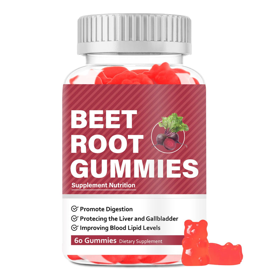 Beet Root Gummies Supplements, Beet Root Chewables, Beet Root Gummy Supplement for Adults, Energy Providing, Nutrition Supporting, Multivitamin