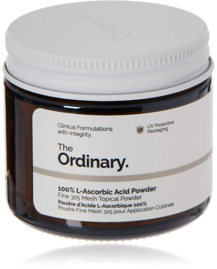 100% L-Ascorbic Acid Powder, Vitamin C Treatment for Anti-Aging, 0.7 Ounce