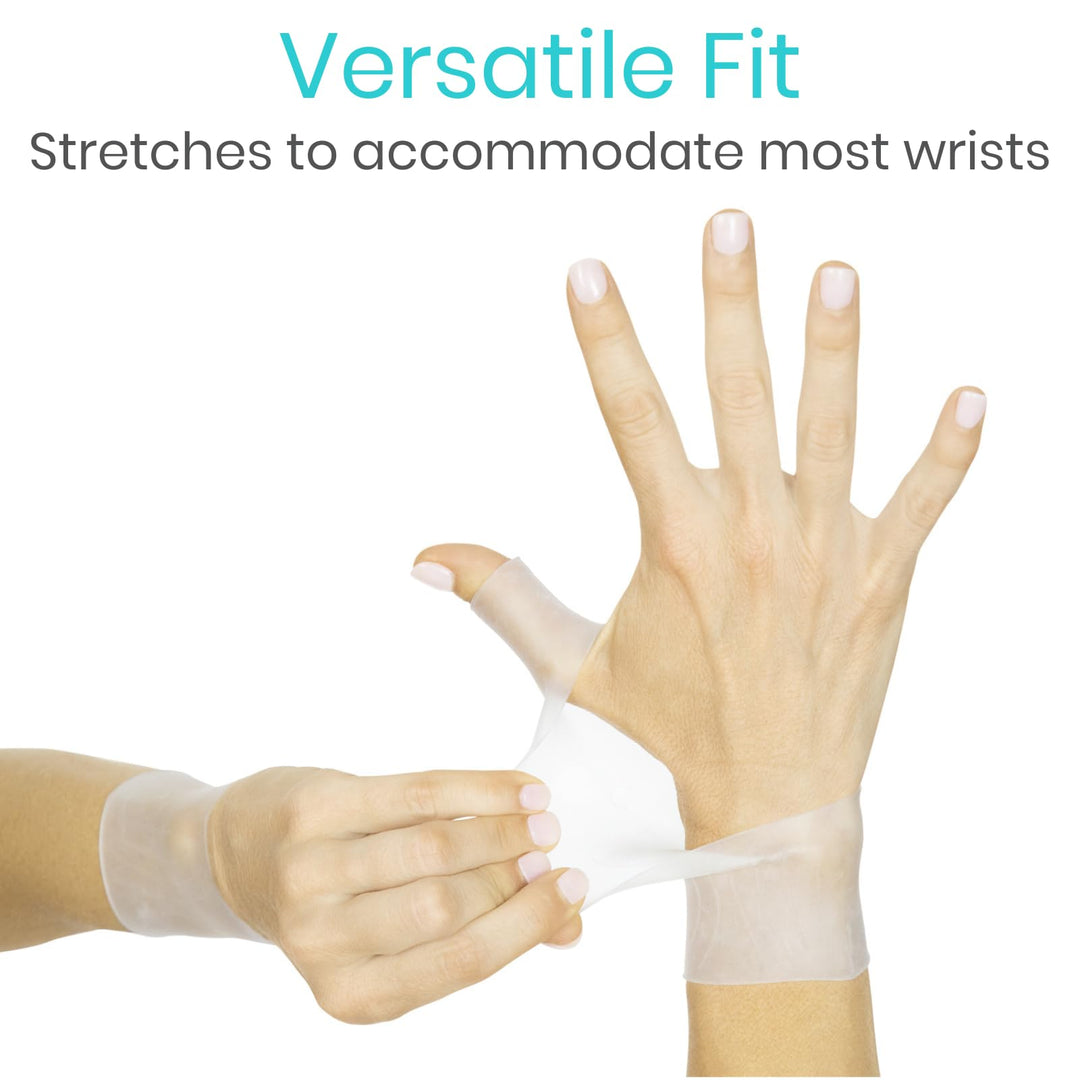 Gel Thumb Wrist Support (Pair) - Waterproof Wrist Brace - Hand Brace Cool Wrap For Arthritis Dequervains Tenosynovitis, Sprained Joint Pain, Left Right Hand Stabilizer For Tendonitis Strain