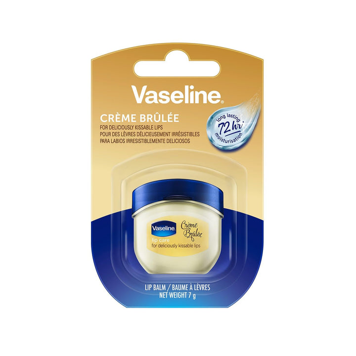 Lip Balm for Instantly Soft Smooth Lips Crème Brûlée Lip Balm Locks In Moisture to Improve Hydration 0.25 oz