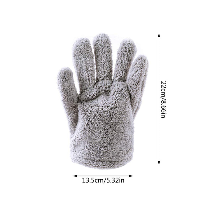 3 Pieces Hair Drying Gloves, Super Absorbent Quick Dry Mitten for Wet Hair, Better Use with Hair Dryer