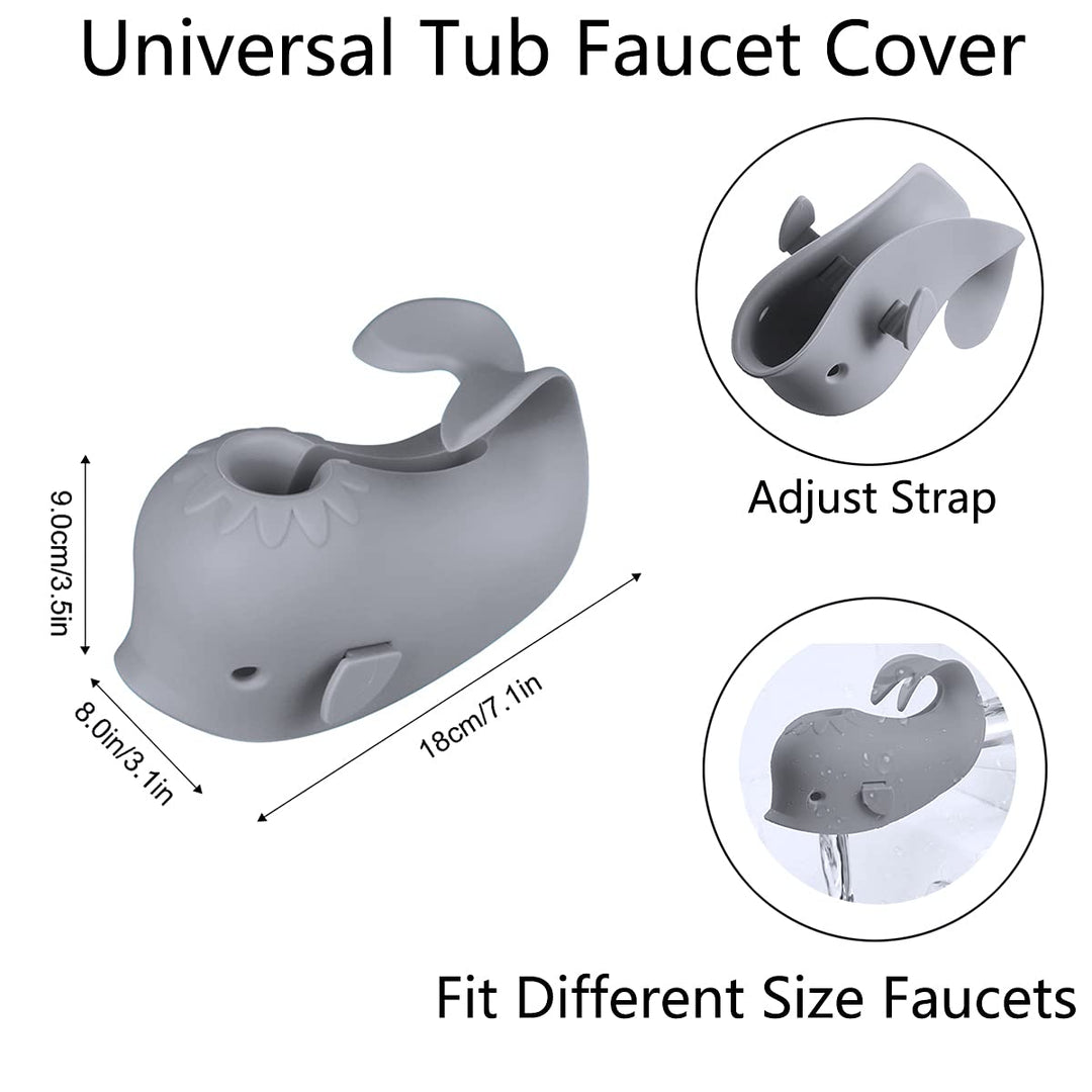 Bath Spout Cover, Faucet Cover Baby Bathroom Tub Faucet Cover Protector for Kids, Bathtub Spout Cover for Baby Kids Toddlers Protection Accessories Baby Safety Universal Bath Silicone Toys