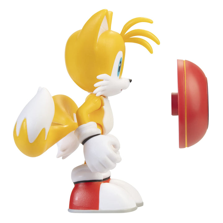 4-Inch Action Figure Modern Tails with Star Spring Collectible Toy