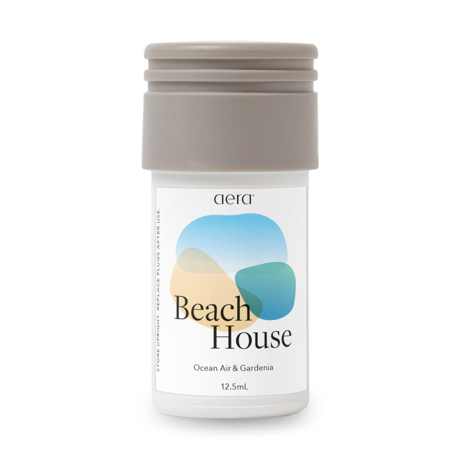 Aera Mini Beach House Home Fragrance Scent Refill - Notes of Ocean Air and Gardenia - Works with Aera Mini Diffuser, Mini Scent Capsule Size