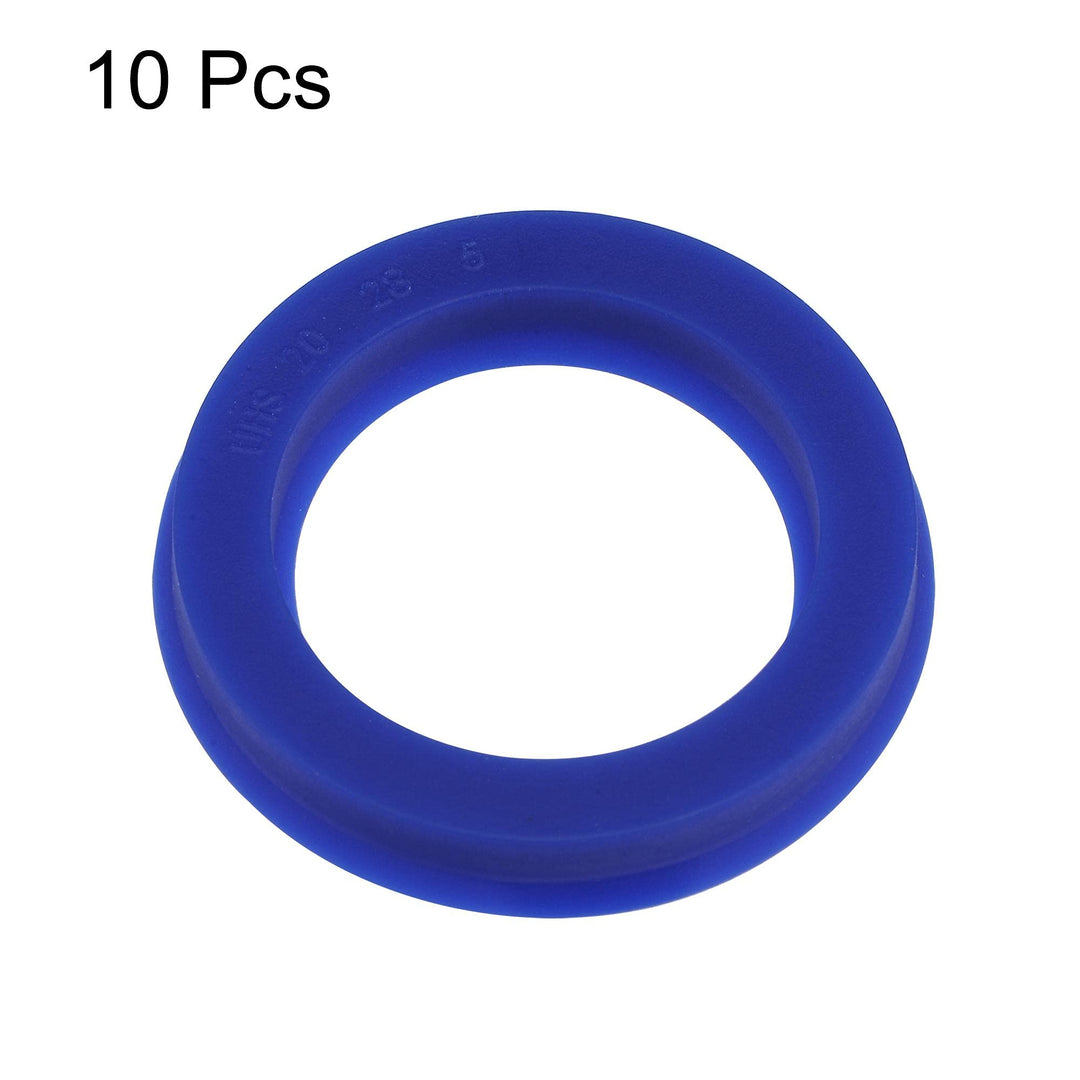 UHS Radial Shaft Seal 20mm ID x 28mm OD x 5mm Width PU Oil Seal, Blue Pack of 10