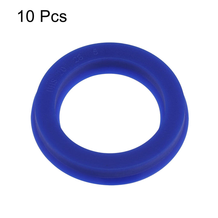 UHS Radial Shaft Seal 20mm ID x 28mm OD x 5mm Width PU Oil Seal, Blue Pack of 10