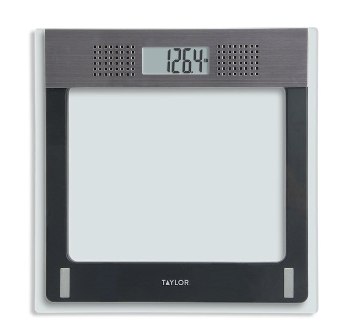 Electronic Glass Talking Bathroom Scale, 440 Lb. Capacity