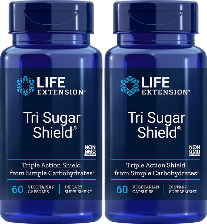 Tri Sugar Shield, 60 Vcaps (Pack of 2)