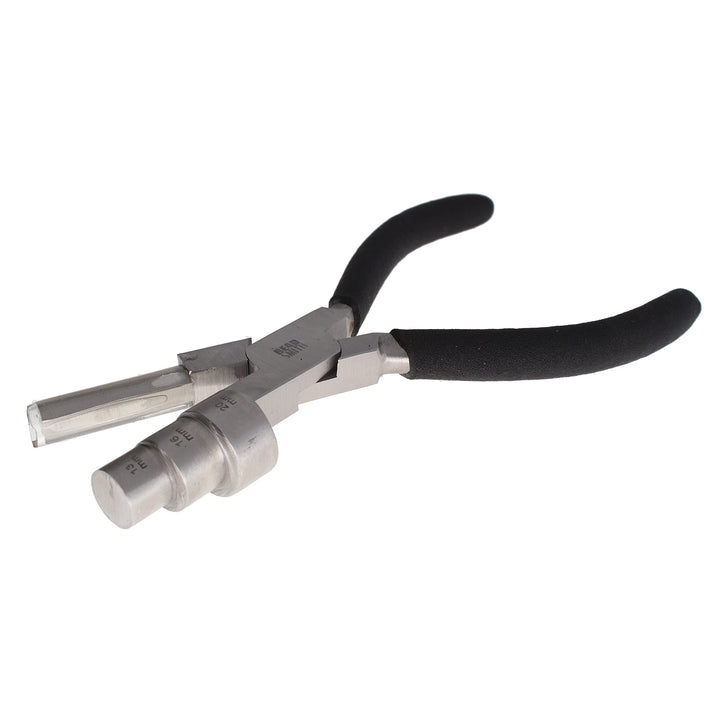 Big Wrapper Pliers – Multi-Step Wrapping Tool –13, 16 & 20mm barrels - 7 Inches Long, 1.25” Stainless Steel Jaws, Cushioned Grips – Use to Shape Rings and Make Consistent Sized Loops …