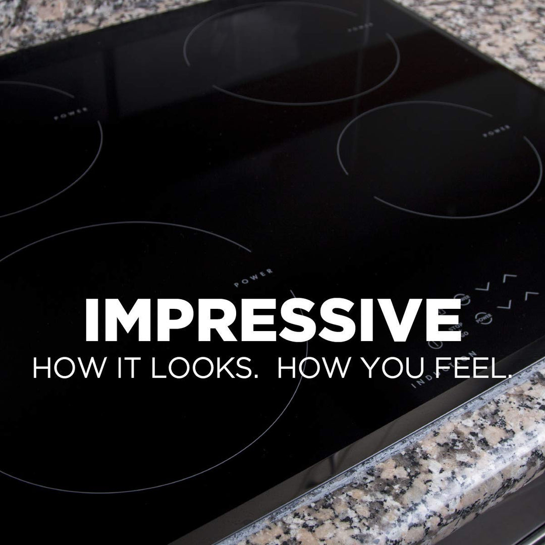 Glass Cooktop Heavy Duty Cleaner & Polish - Shines and Protects Glass/Ceramic Smooth Top Ranges with its Gentle Formula - 10 Oz., Clear