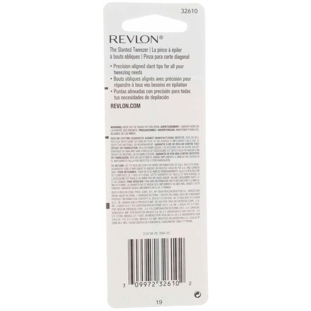 Revlon Stainless Steel Accurate Tweezing 1 ea ( Pack of 2 )