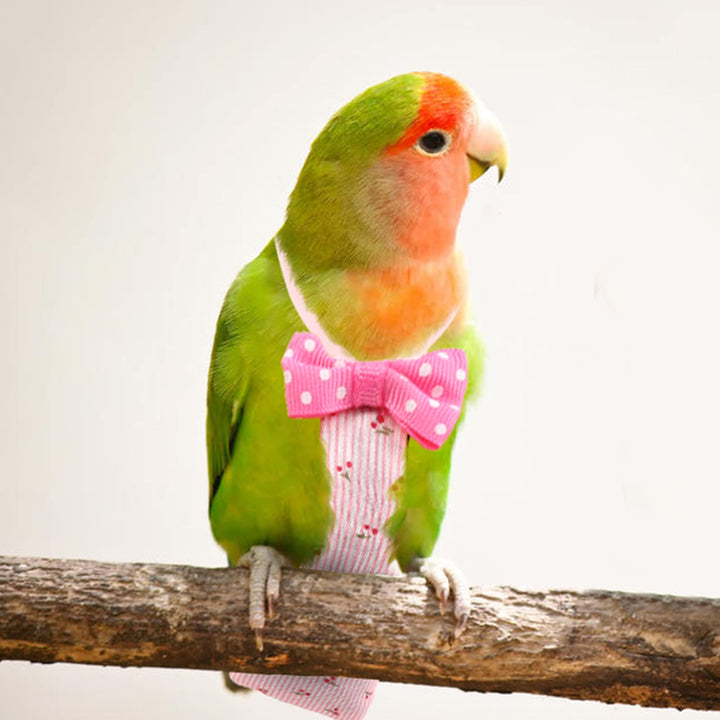 Cockatiel Bird Diaper Flight Suite Liners Yellow Pink Blue (Pink Cherry)