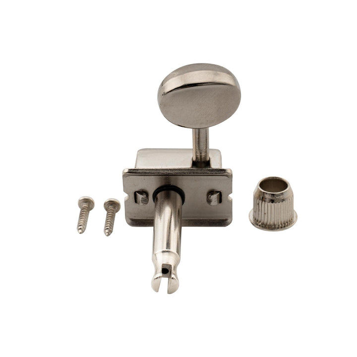 Pro 6 inline Vintage Guitar Tuners Split Shaft Tuning Pegs Keys Machine Heads Set for Squier Classic Vibe Fender Strat/Tele Style Electric Guitar, Nickel
