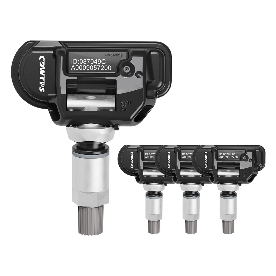 TPMS Sensor,433MHZ Tire Pressure Monitor System 4-Pack for Mercedes Replaces#A0009050030 A0009053907 A0009054204…